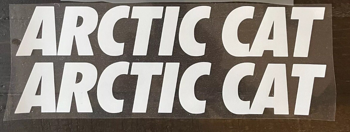 Arctic Cat Zr Zrt 580 600 800 900 Seat Graphics Decals Iron On Snowmobile