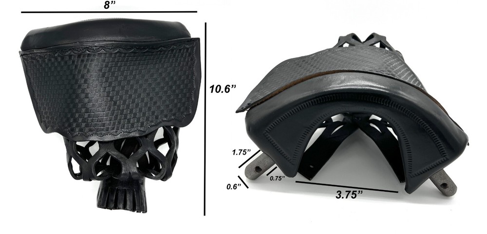 6pcs BROWN Genuine Leather Pool Table Pockets Mosaic Pattern