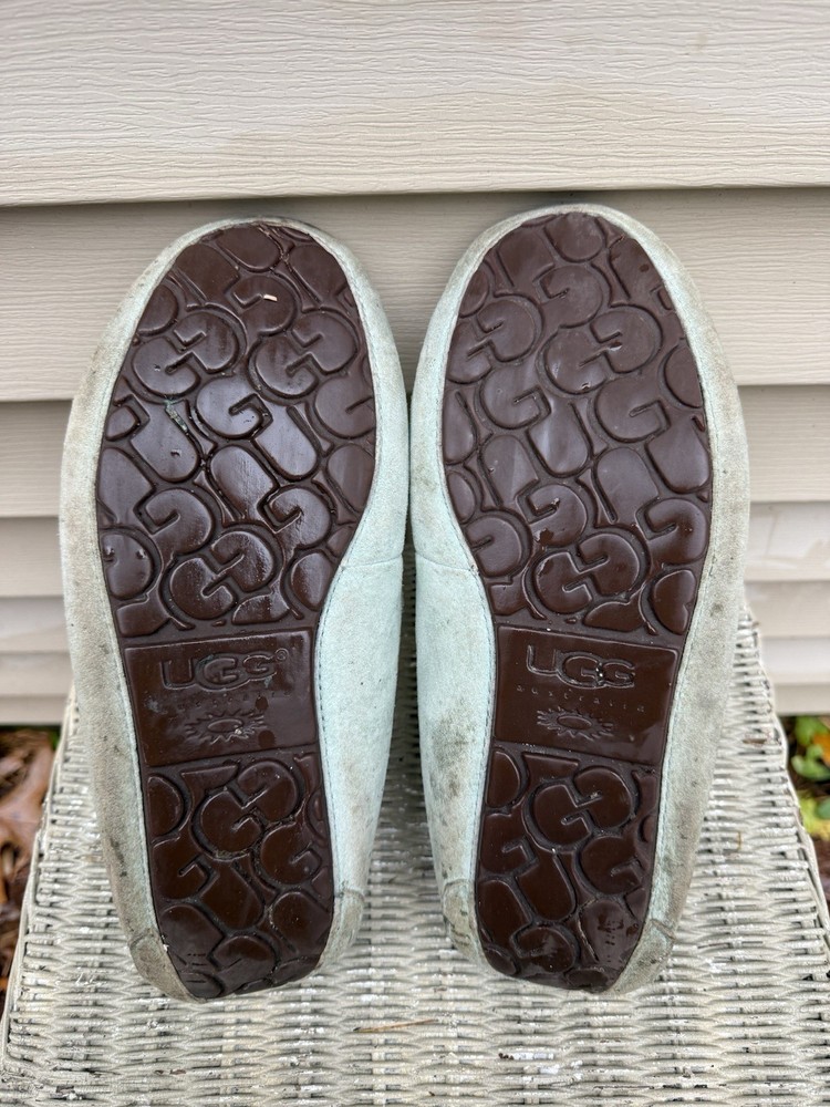 UGG DAKOTA ETHER SHEARLING LINED MOCCASIN SLIPPERS US 11