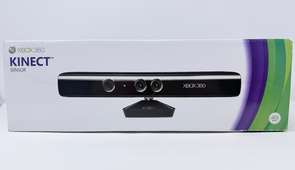 Microsoft Kinect Sensor Xbox 360 & Kinect Adventures- TESTED & WORKS