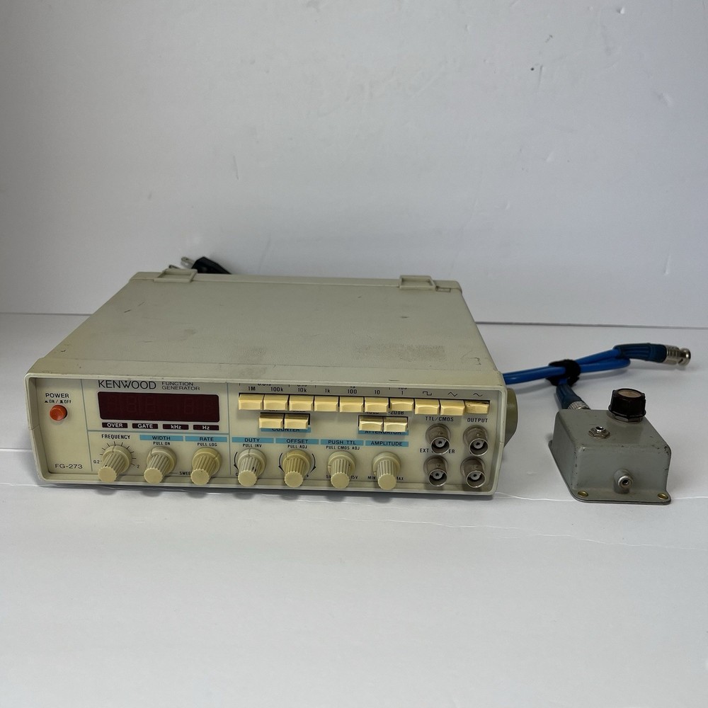 Kenwood FG-273A Function Generator, .2Hz - 2 MHz, Various Output Wave Forms