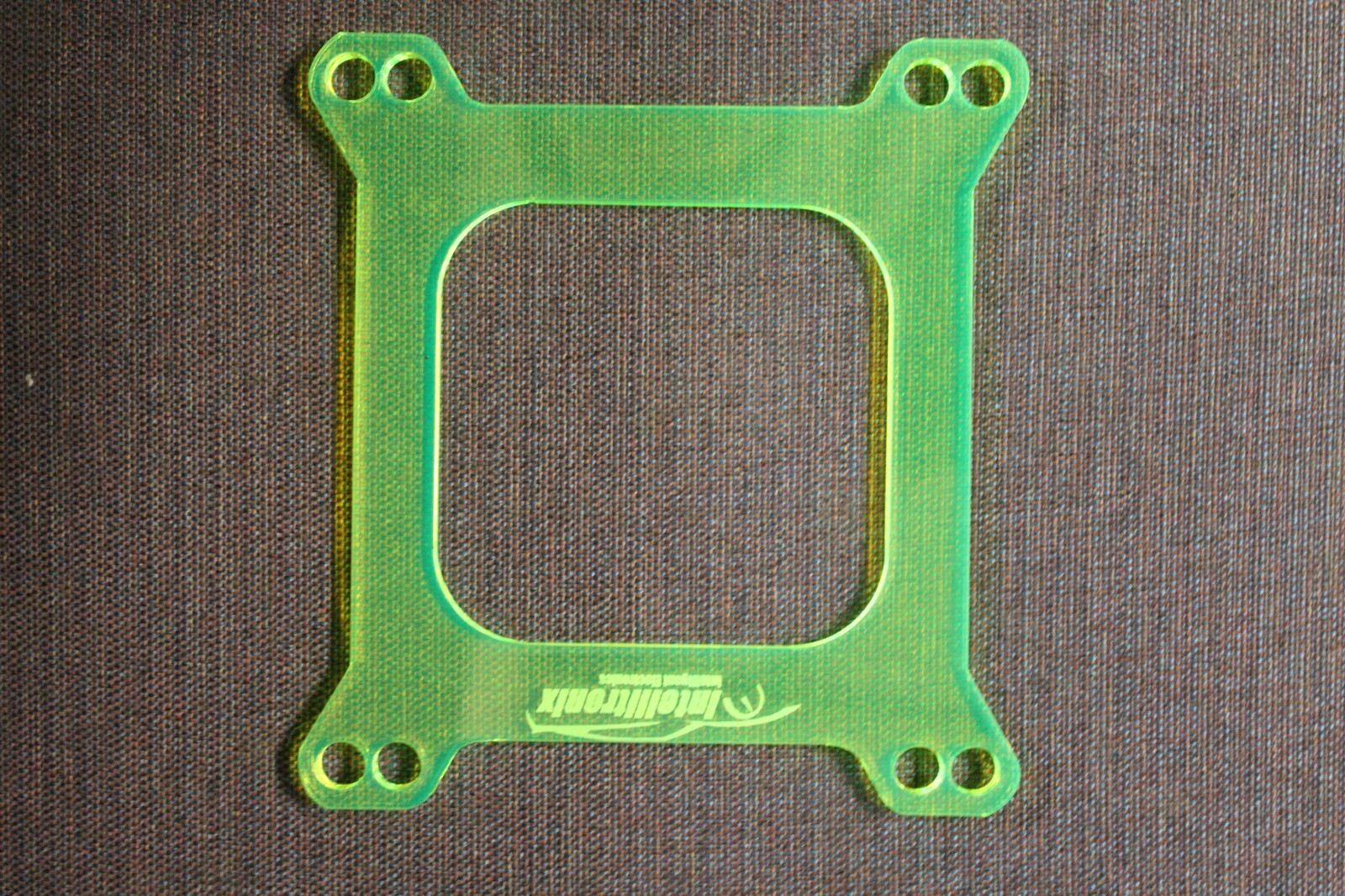 1/4'' Carb Spacer, Holley Carburetor Transparent Acrylic Spacer, Made in USA!