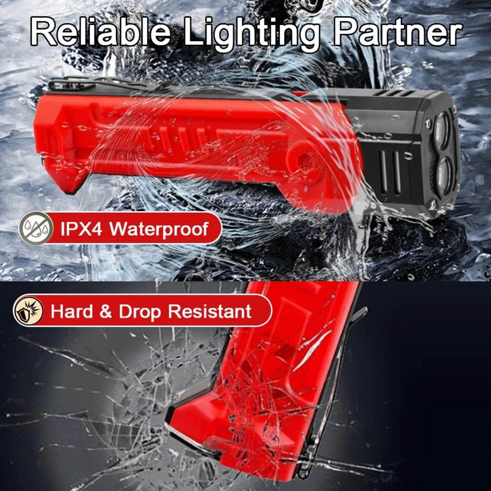 Rechargeable LED Work Light Portable 600LM Multi-Mode Flashlight Lamp Tool