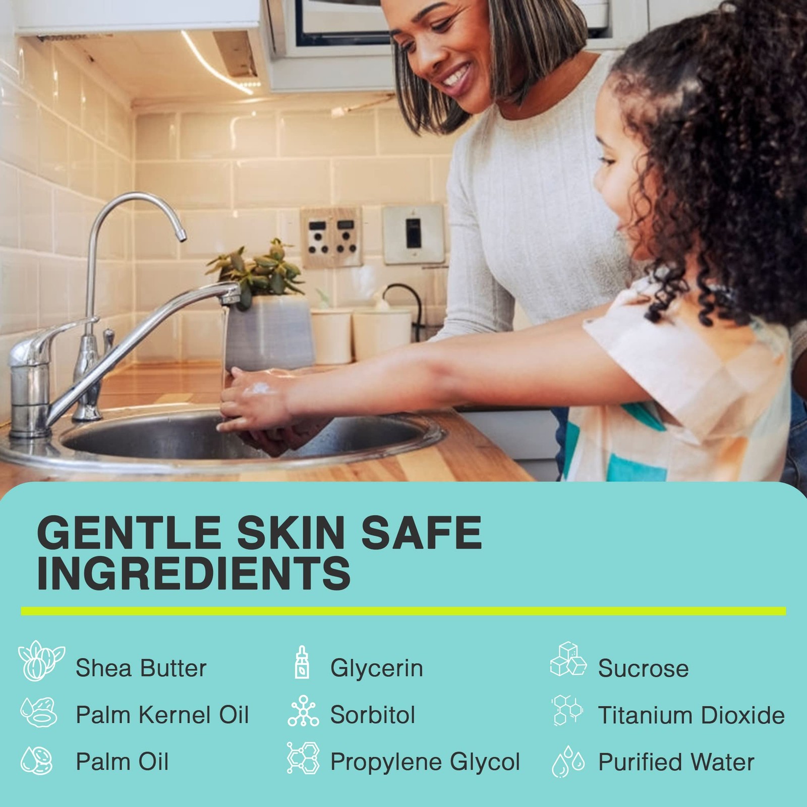 2LB Shea Butter Melt & Pour Soap Base - Detergent-Free Glycerin Soap Making