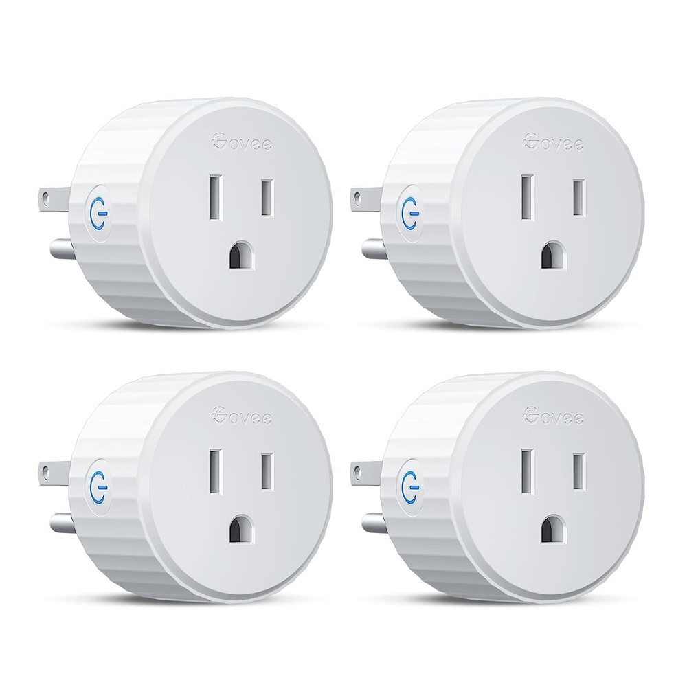 4 Pack Smart Plug with Timer, WiFi Outlet for Alexa & Google Assistant