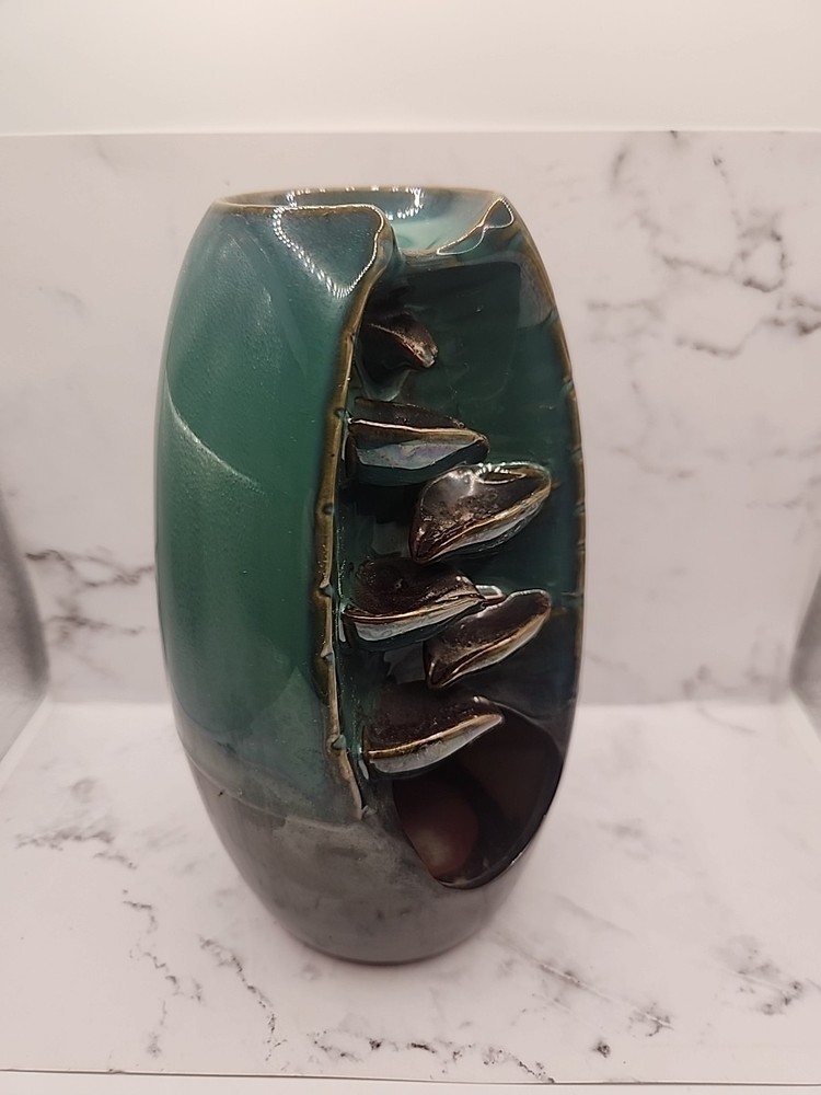 Cascade Incense Burner Waterfall Ceramic Yoga