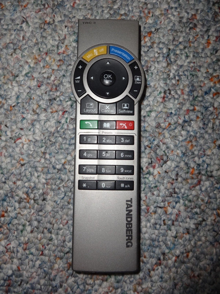 Tandberg TRC-3 TRC3 Videoconferencing Remote Control Unit