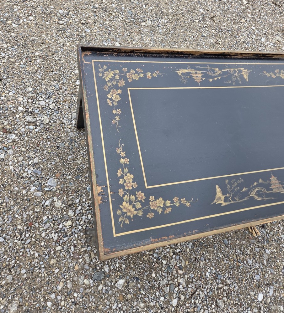 Gilded Chinoiserie Style Side Table
