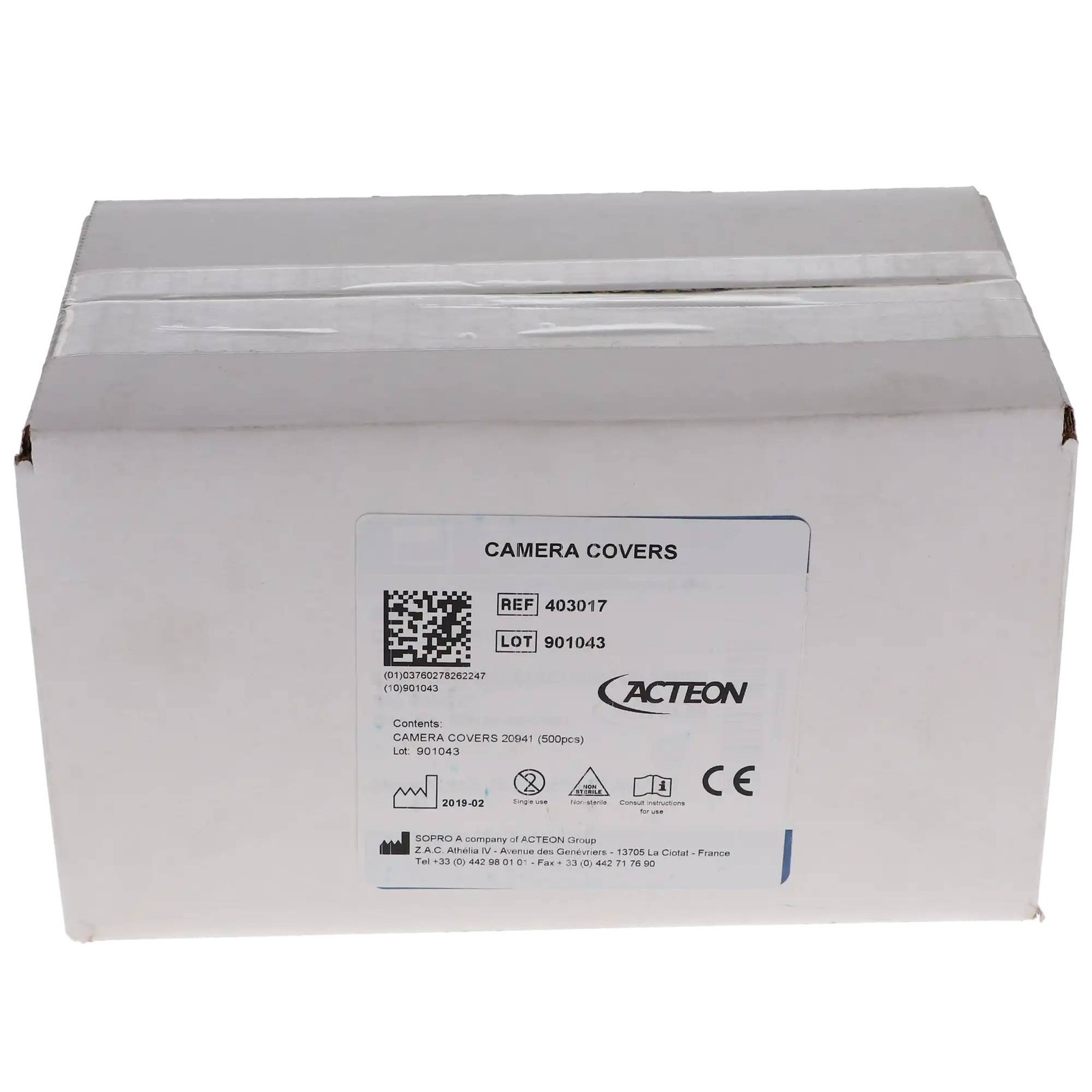 Acteon 403017 Disposable Plastic Sheaths For Sopro 717 Camera 500/Pk