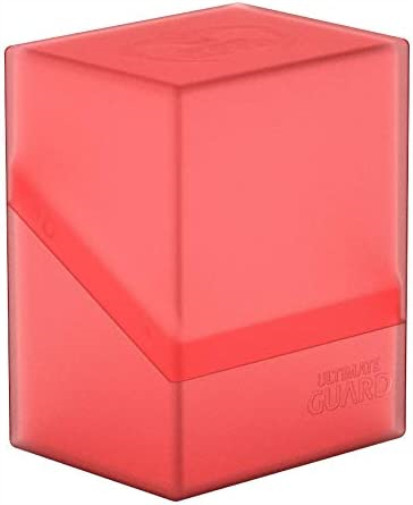 Ultimate Guard UGD010685 Boulder Deck Case 80+ Standard Size Box, Ruby Ruby Stan