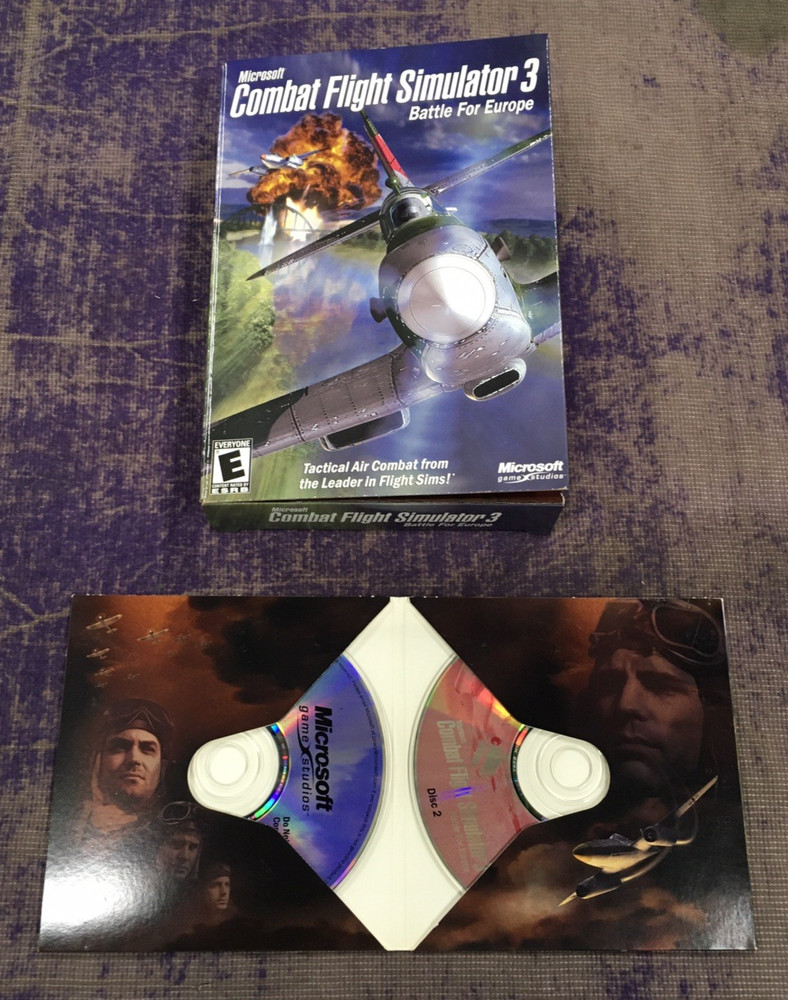 Microsoft 5 Pack PC Games CD-ROM Flight Simulator Custom Bundle