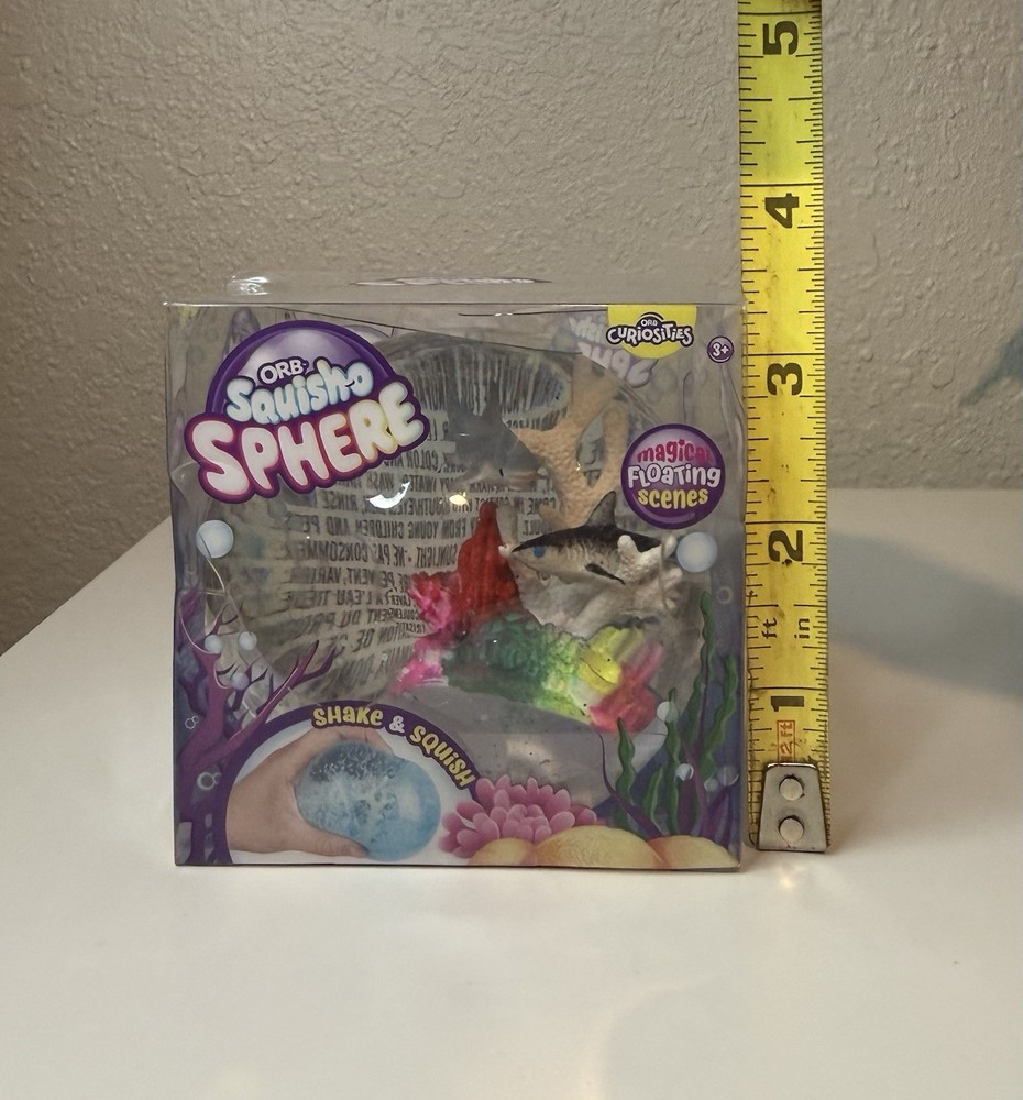 ORB™ Squish-O Sphere Squishy featuring a shark-themed scene inside 🦈