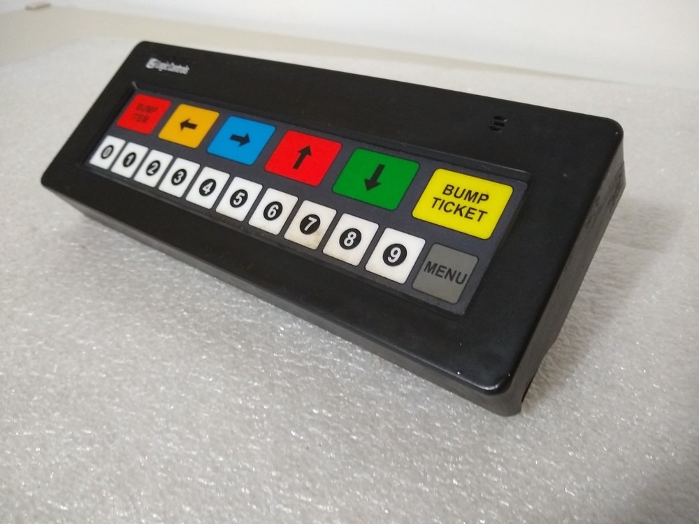 Logic Controls KB1700 17 Key Programmable Keypad - Bump Bar - Black PART ONLY