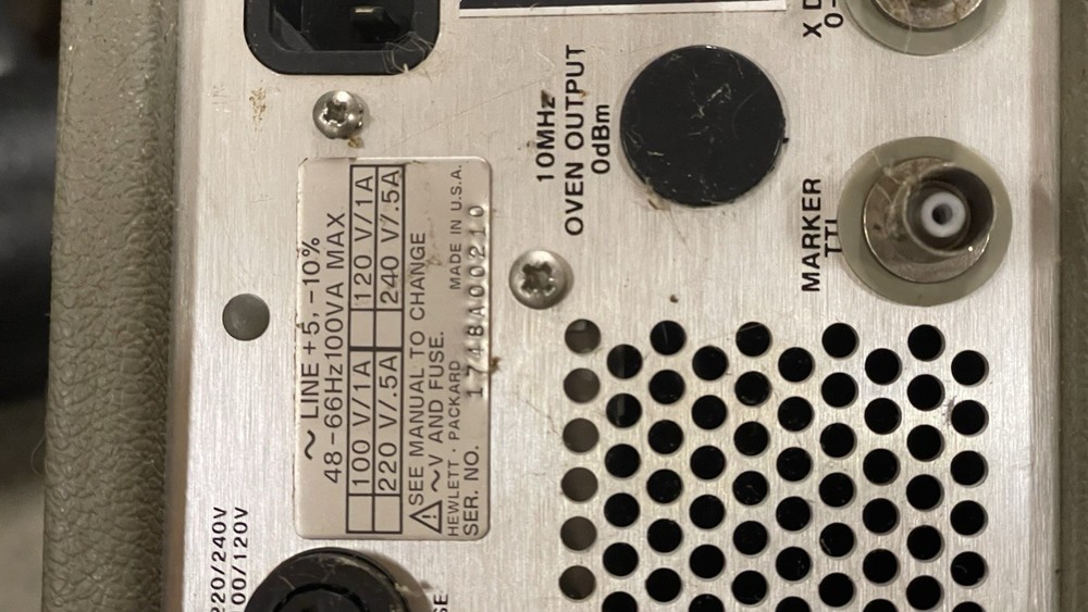 HP Hewlett Packard Synthesizer Function Generator 3325A