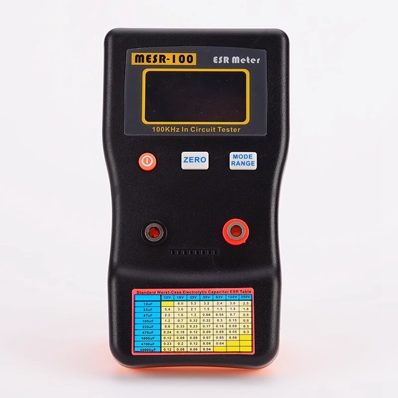 Digital Display Auto Range Electrolytic Capacitor Internal Resistance MESR-100