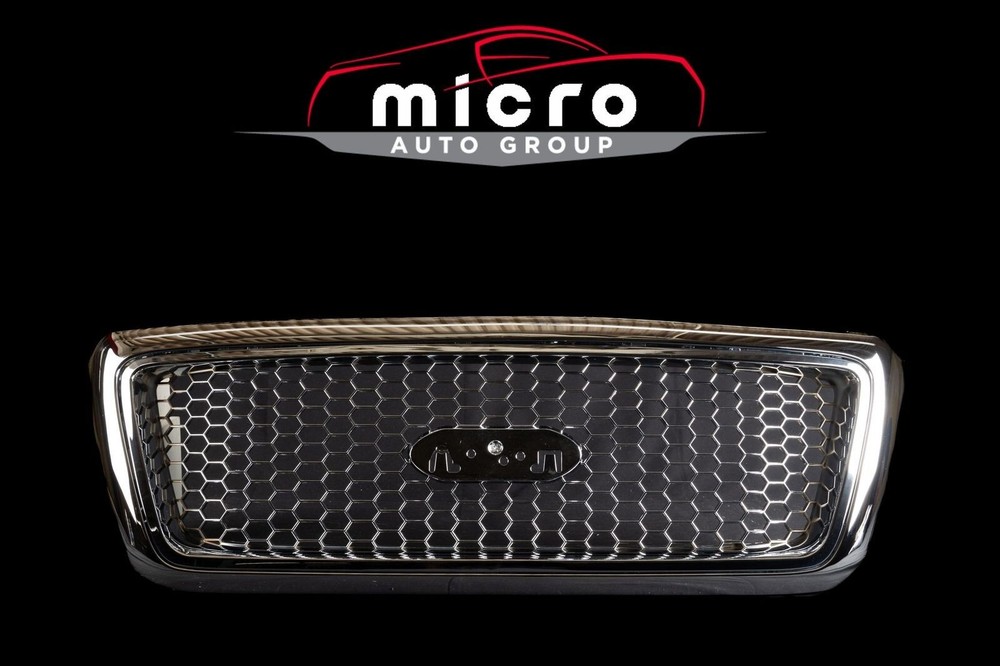 NEW Chrome Honeycomb Grille For 2004-2008 Ford F-150