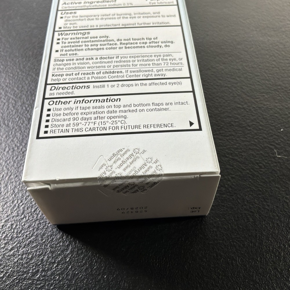 Refresh Tears Eye Drops Twin Pack Exp 9/2028