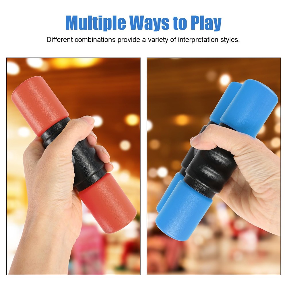 Twist Shaker 3PCS Double Row Shakers Percussion Instruments Set Medium Volume...