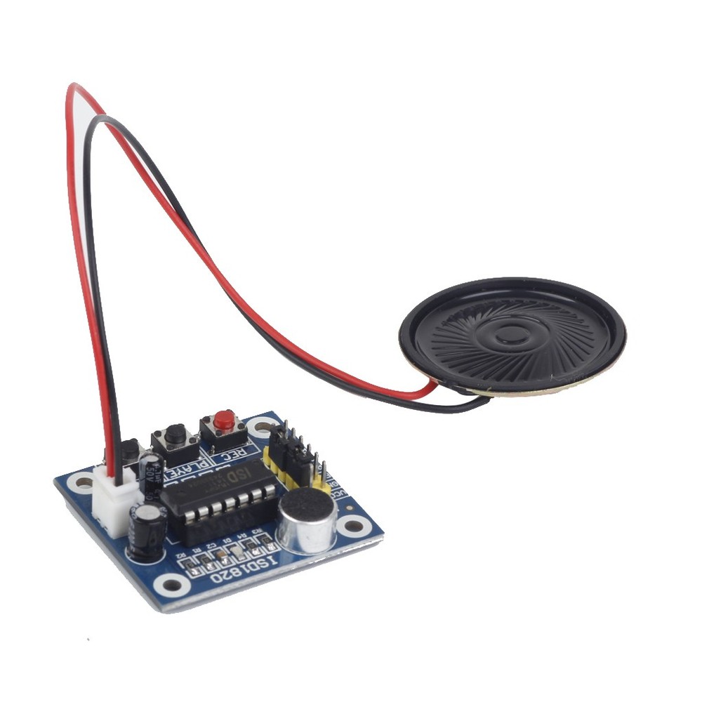 0.5 W Loudspeaker + (ISD1820) Recording Playback Module