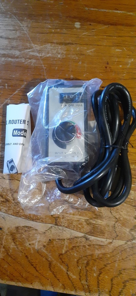 Dial Router Speed Control, 120V, 15A, Variable/Full FREE S/H