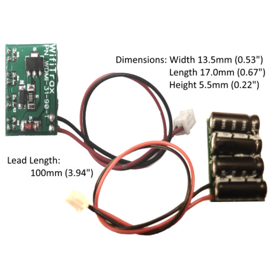 WiFiTrax ~ Capacitive Power Maintenance Module ~ CPM-10