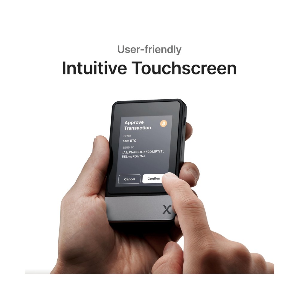 SecuX Neo X - Crypto Wallet w/Intuitive Touchscreen, Bluetooth & USB-C, Manag...
