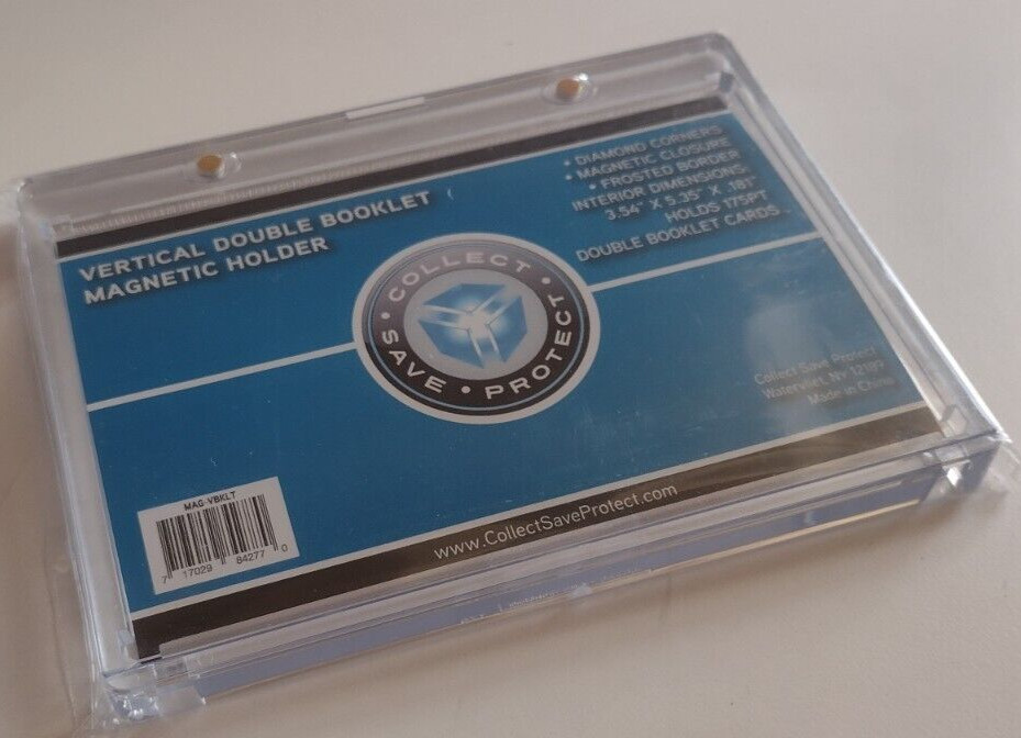 CSP Double Booklet Magnetic Holder Protector NIP Corner Protection 3.54x5.35