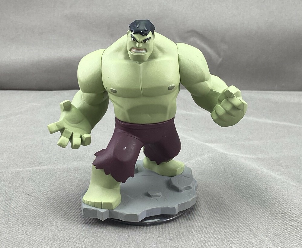 DISNEY INFINITY MARVEL - HULK Avengers Hero Loose Figure w/ Web Code Card