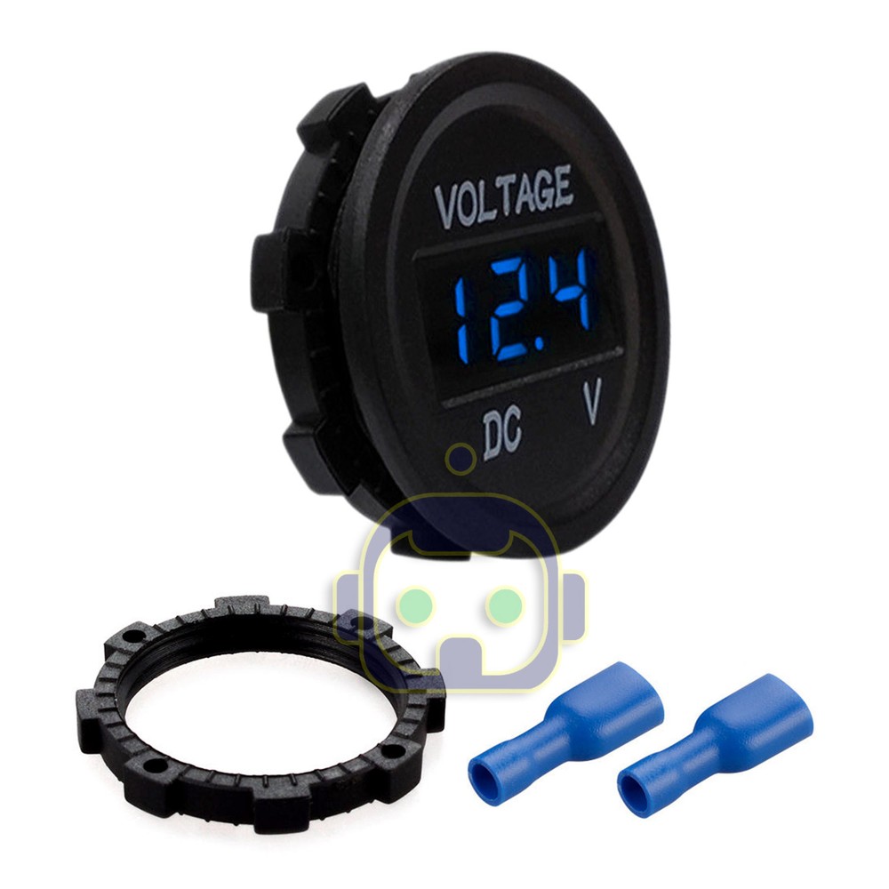 12V Digital LED Display Voltmeter Voltage Gauge Panel Meter Car Motorcycle Super
