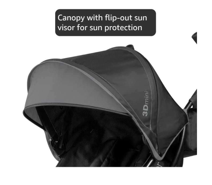 Summer by Ingenuity 3Dmini Lightweight Umbrella Stroller Gray Folding