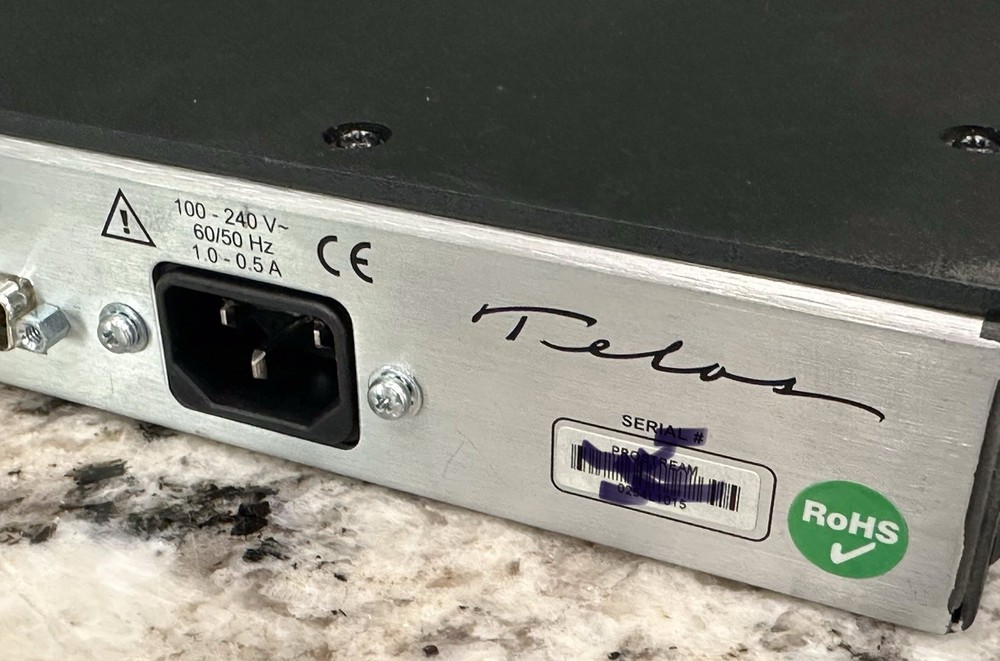 Telos Z/IPStream ProSTREAM AoIP IP HE-AAC Shoutcast Internet Streaming MP3 Codec