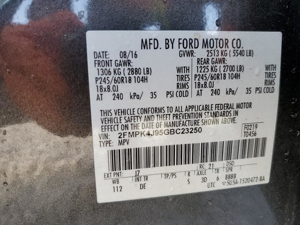 EDGE 2016 Glove Box 4722856