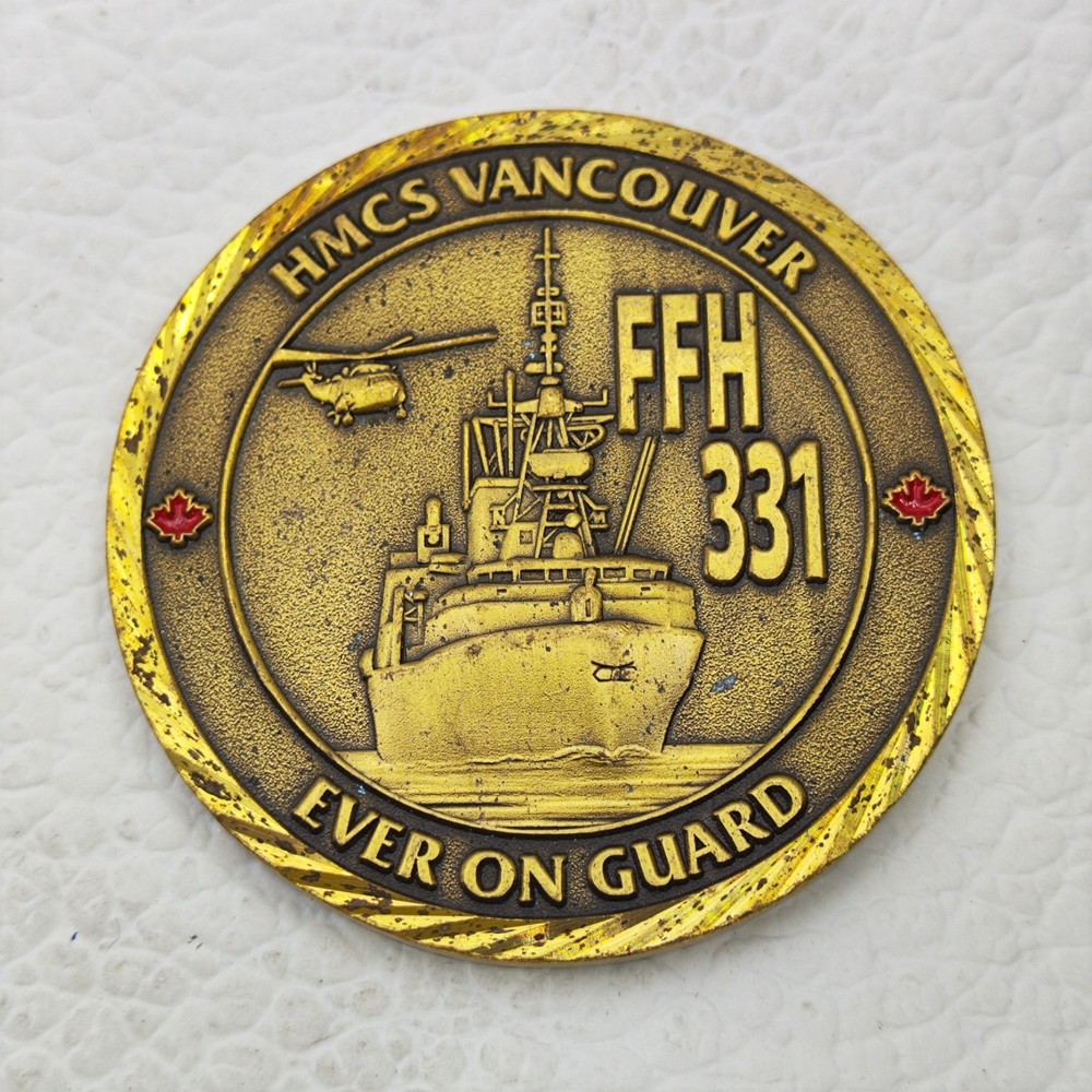 HMCS Vancouver FFH 331 Challenge Coin #1