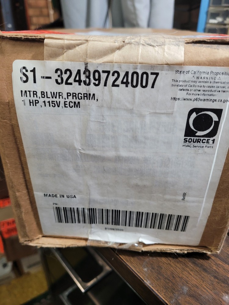 S1-32439724007 1HP 115v ECM Blower Motor from Source1