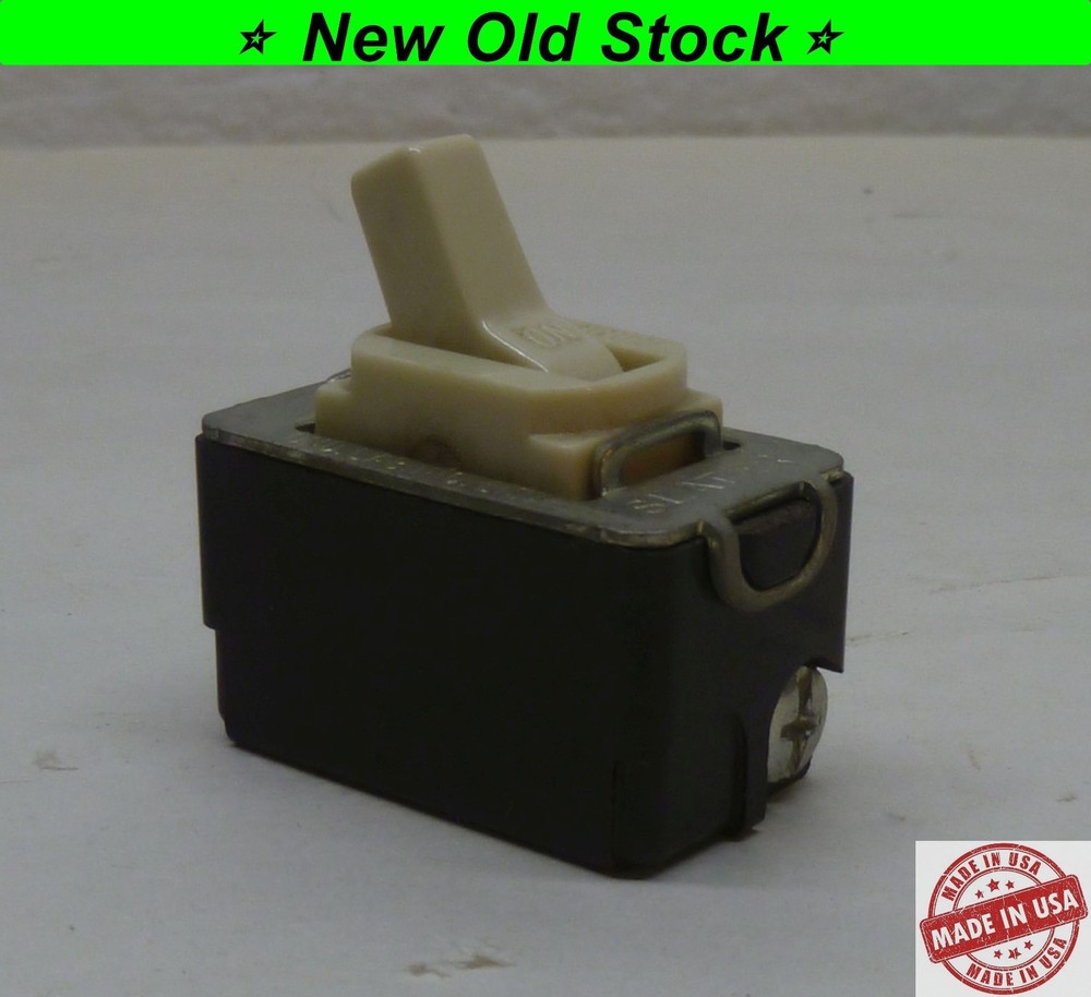 Vintage Despard Interchangeable Toggle Light Switch, Single-Pole, Ivory Slater