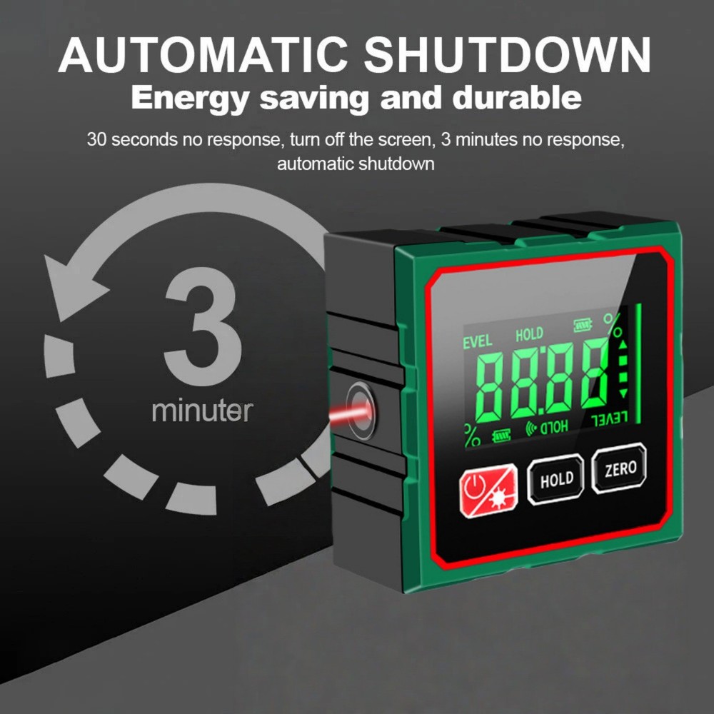 For Renovation Digital Inclinometer Electronic Laser Level Tool Portable Version