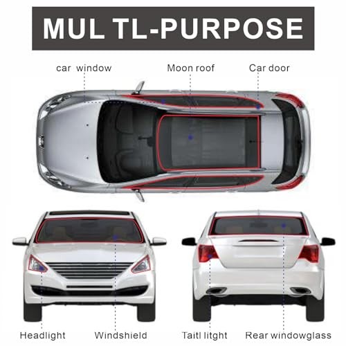 2Pcs 13 Ft Butyl Sealant Tape, Waterproof Butyl Rubber Sealant, 13ft x 1/4 in