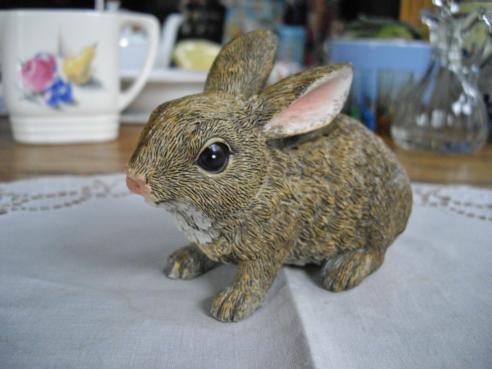 Bunny Rabbit Brown w/Pink Ears ~