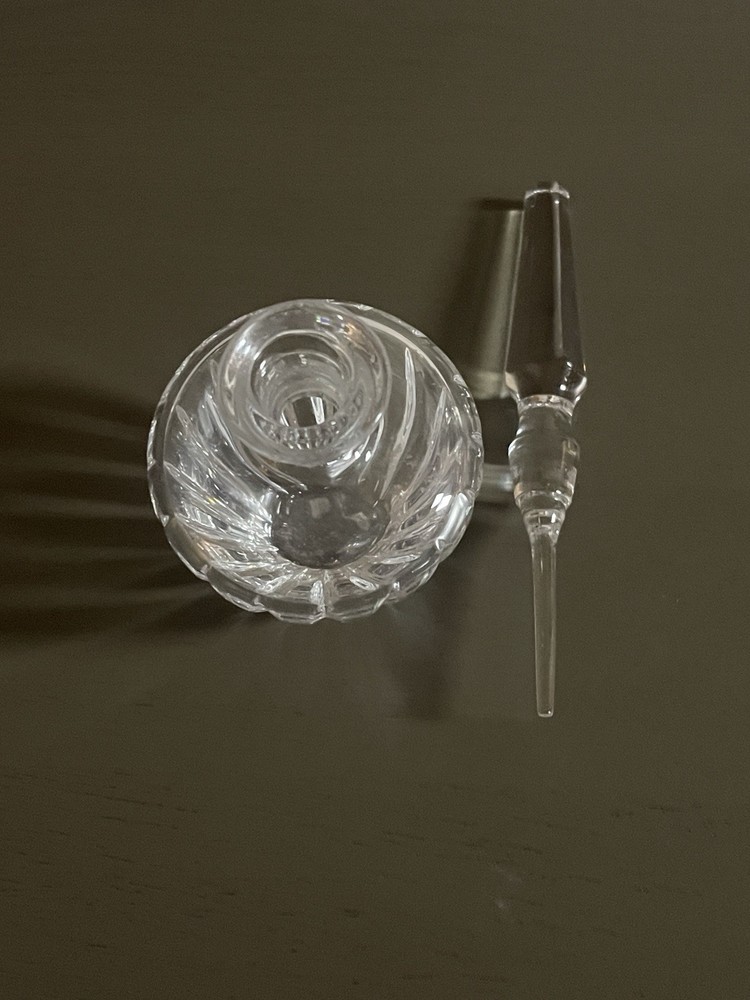 Perfume Decanter Bottle - Clear Crystal.