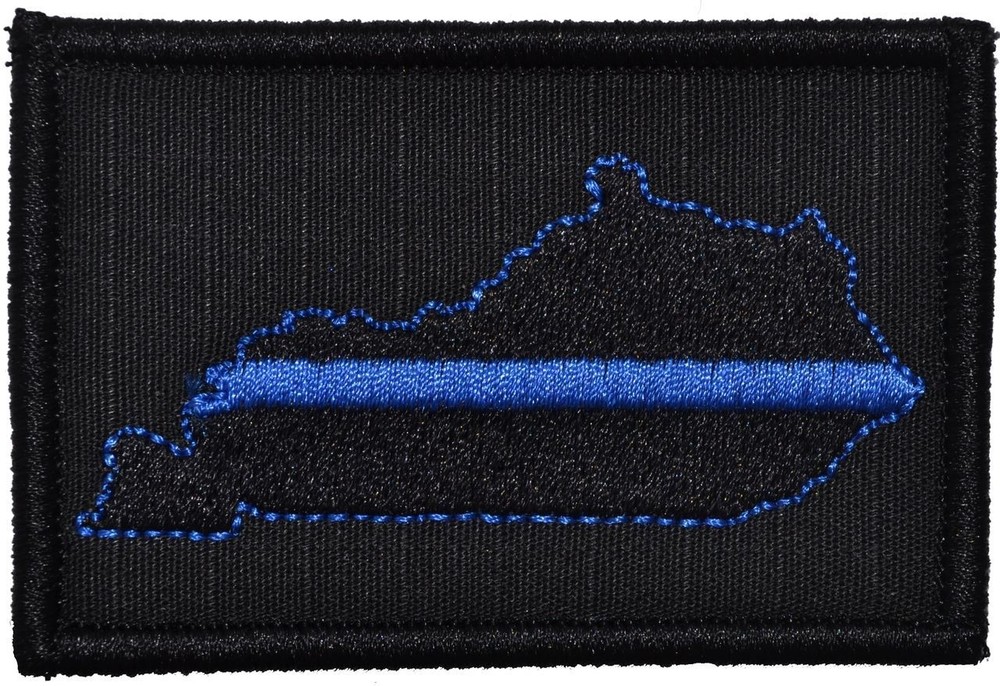 Kentucky State - Thin Blue Line - 2x3 Patch