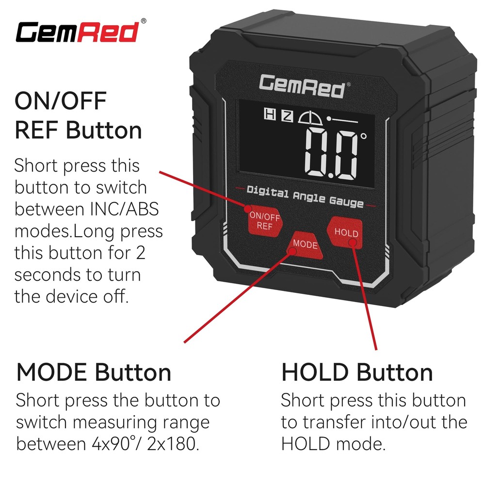 Digital Angle Gauge DAG-V1 DAG-V1 Hold Function