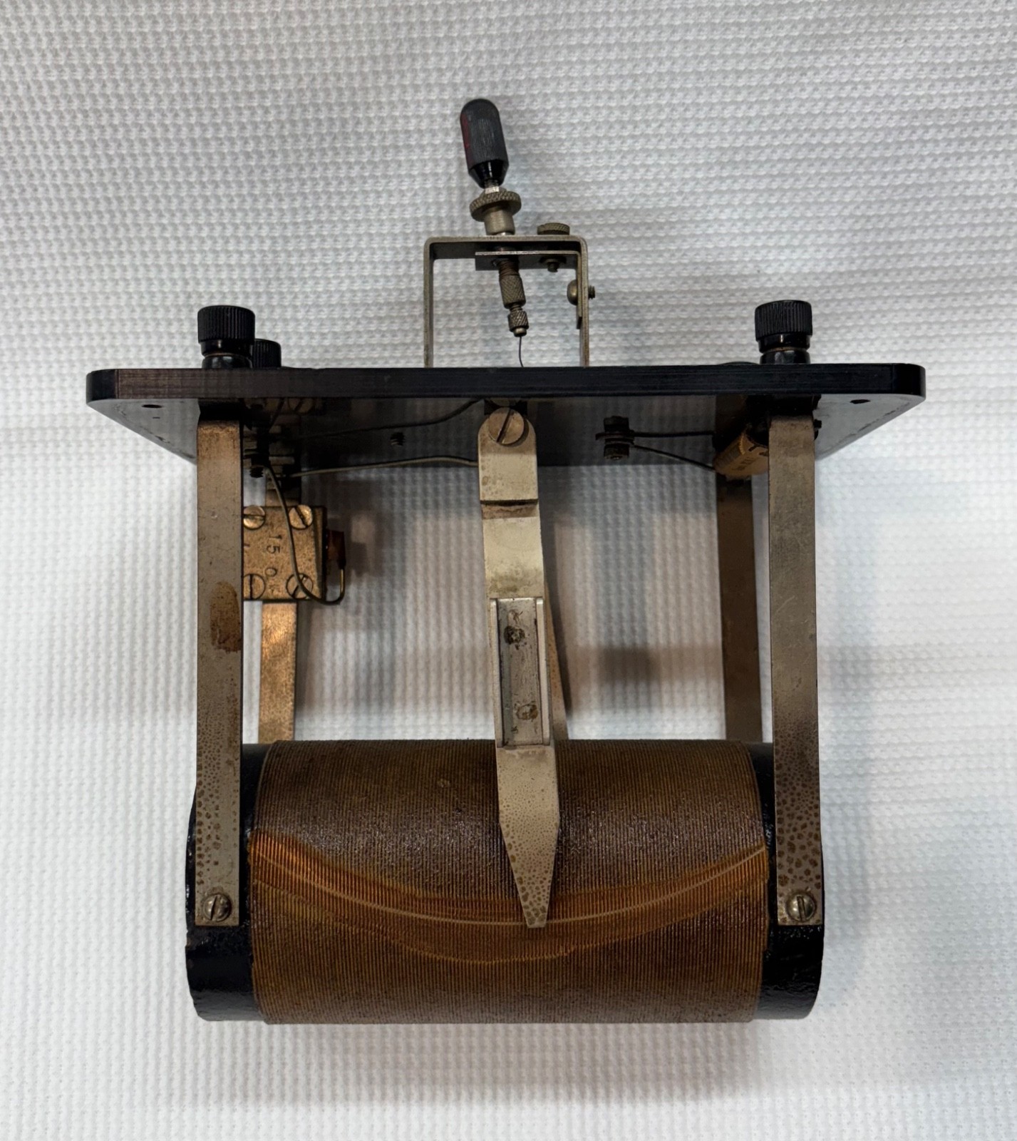 Antique Federal Jr. Crystal Radio, Earphones, Philmore Aerial Kit, Cats Whisker