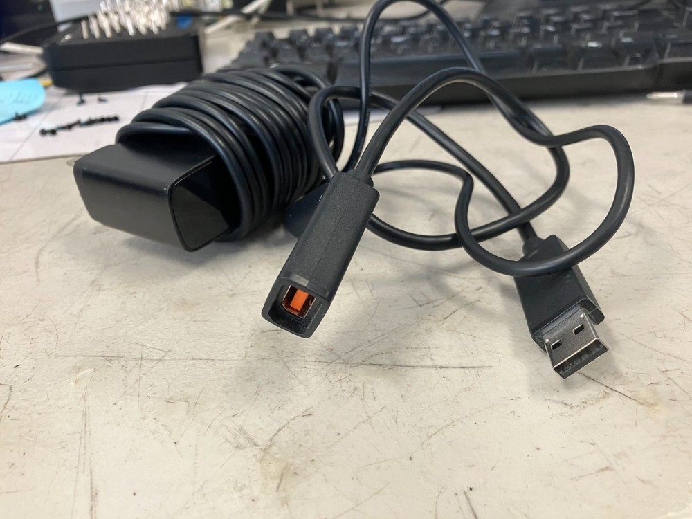 Microsoft Xbox 360 Black Kinect Sensor Bar with Power Supply