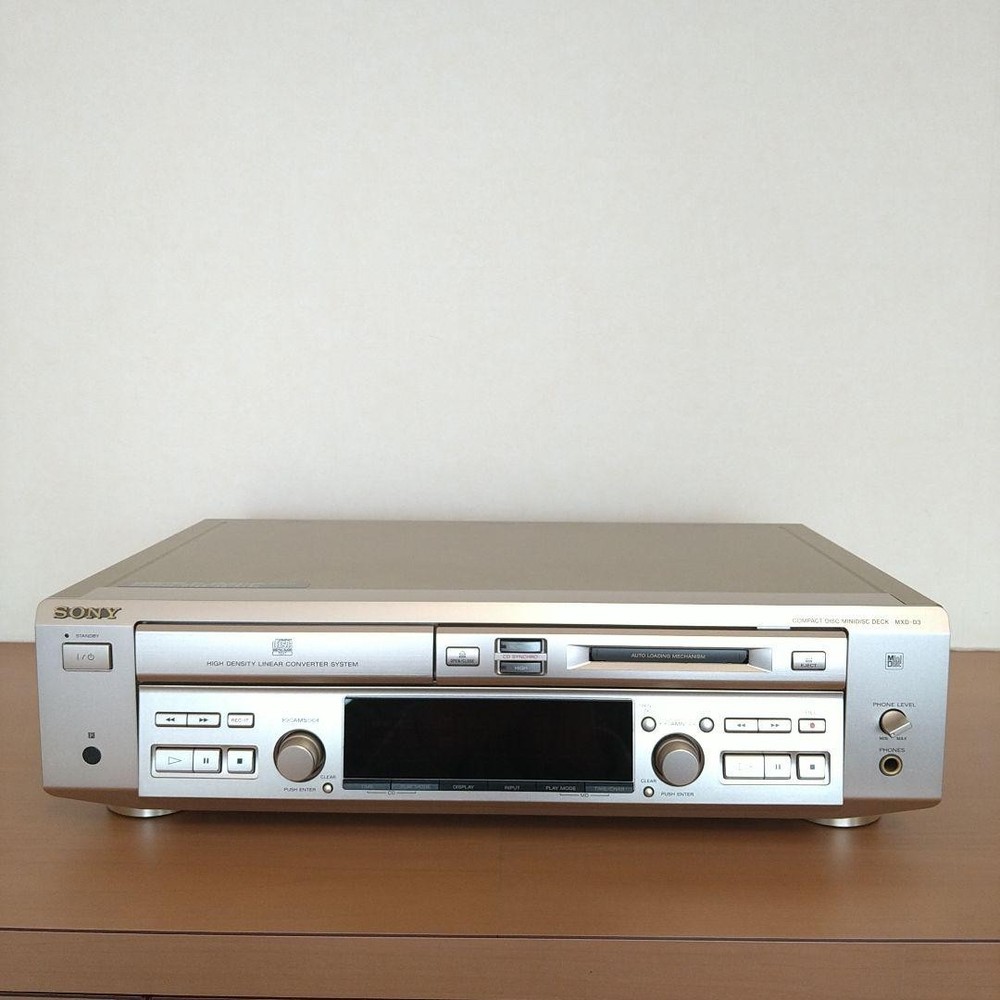 Sony Compact Disc Mini Disc Deck MXD-D3 Working condition