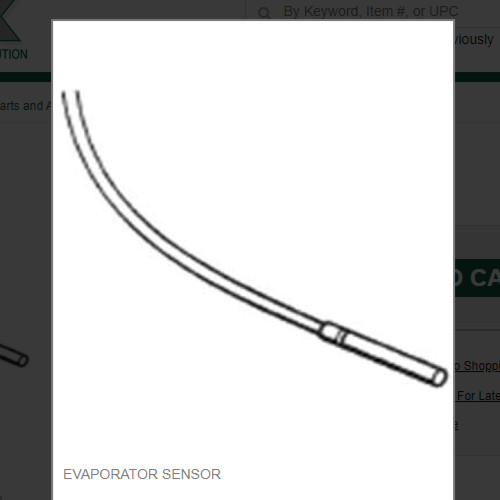 EVAPORATOR SENSOR # 1011357-178