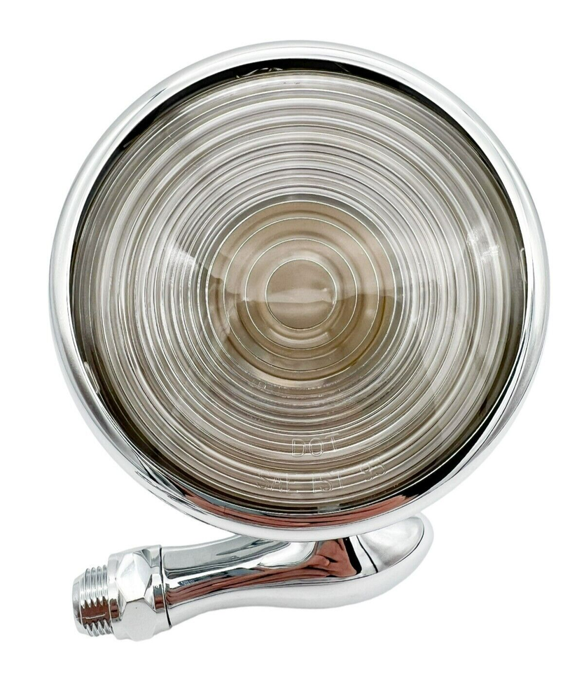 Pair Chrome Teardrop Dummy Outside Mounted Spot Lights