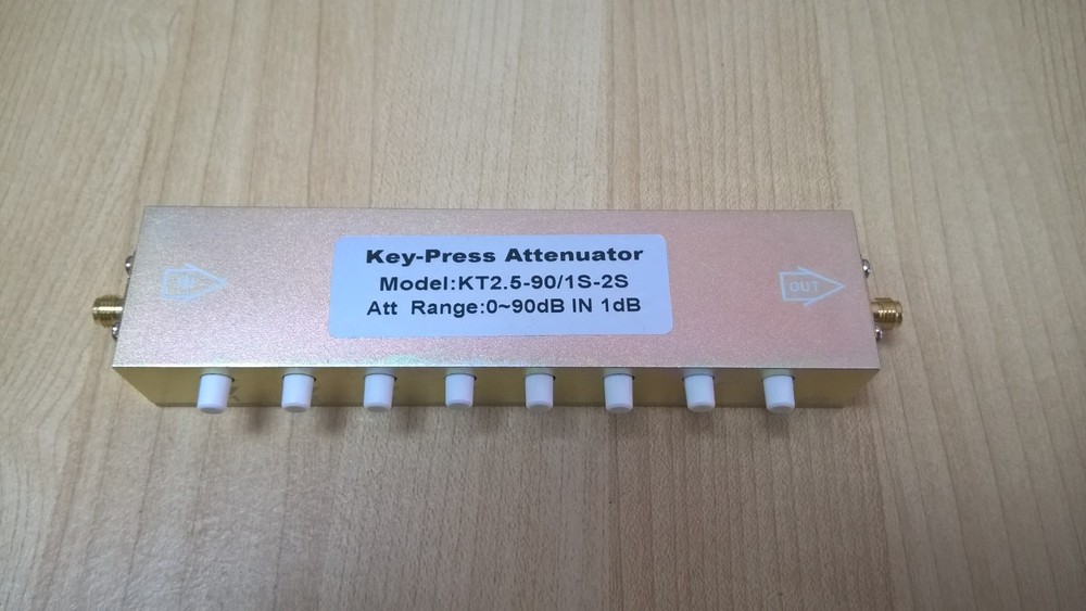 NEW RF 2.5GHZ / 91dB STEP  VARIABLE 50 OHM ATTENUATOR,TRANSMITTER / FOX HUNT
