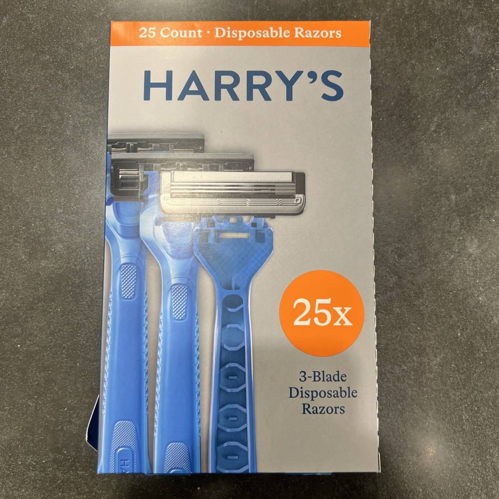 Harry's 3-Blade Disposable Razor 25 Count