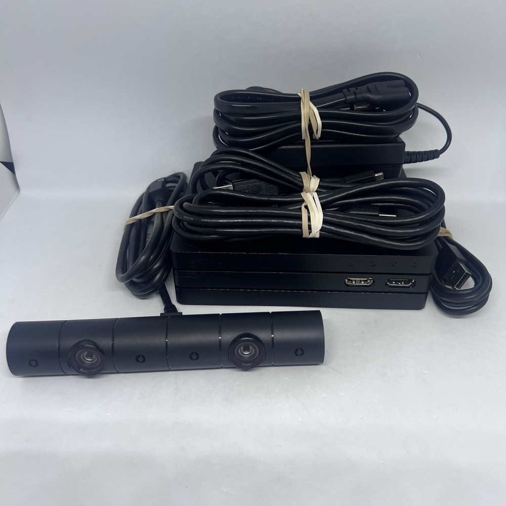 Sony PS4 PlayStation VR Processor Unit CUH-ZVR1 w/ AC Adapter & Camera TESTED