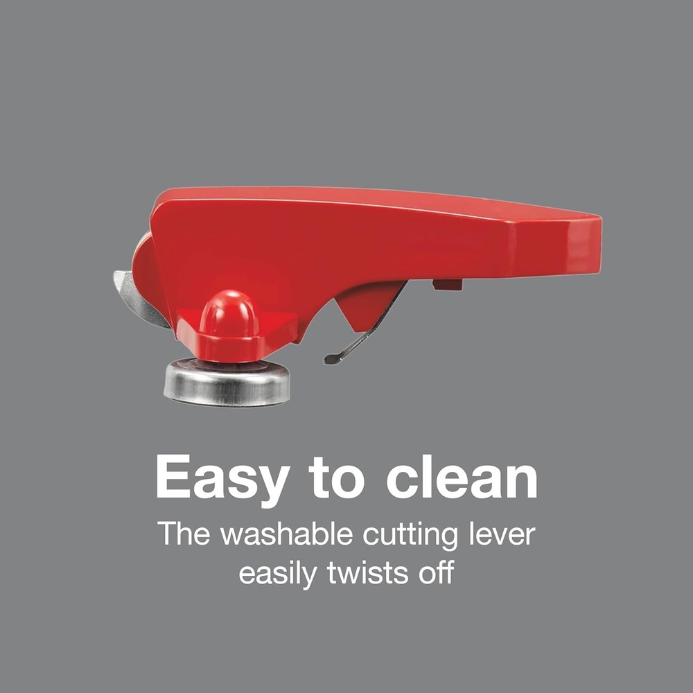 Stylish Automatic Can Opener with Easy-Clean Design & Integrated Knife Sharpener